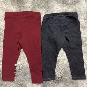 2 pairs of Cat & Jack baby pants size 18M.